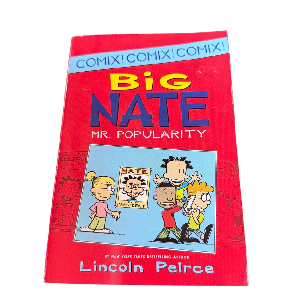 Big Nate Mr. Popularity Paperback Book by Lincoln Peirce 2014 HarperCollins